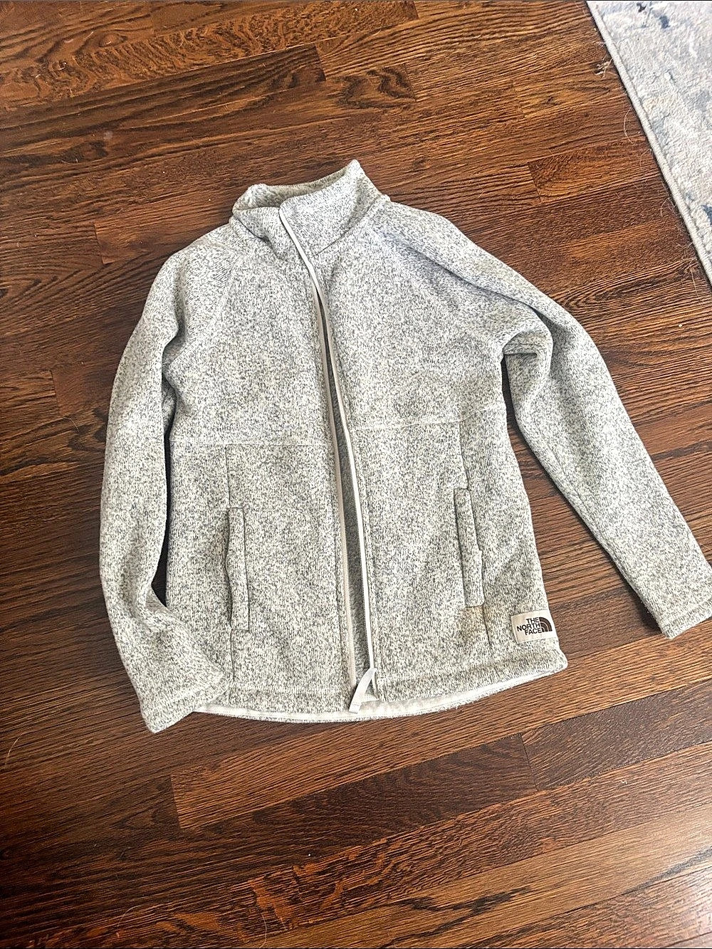 The North Face Girls Crescent Full-Zip Jacket Gray Girls 10/12